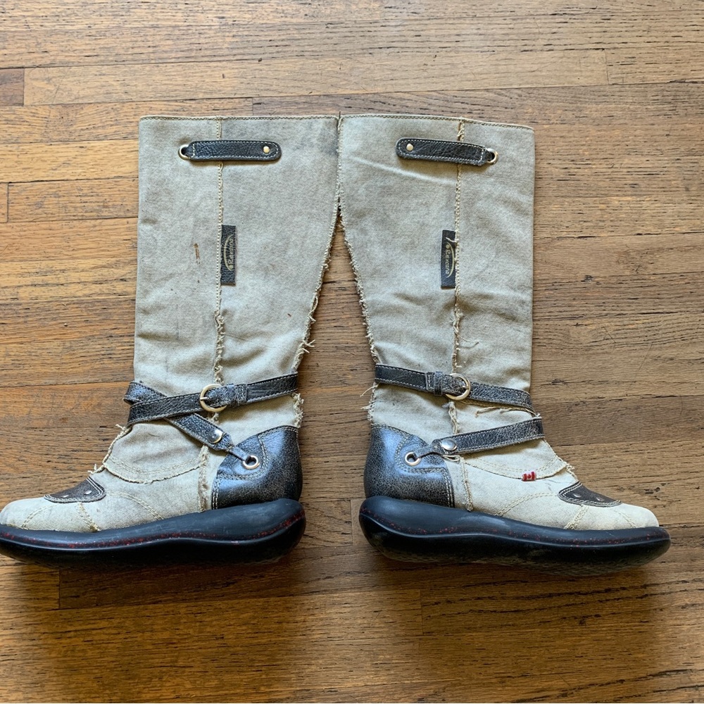 Rexcana hemp knee high boots